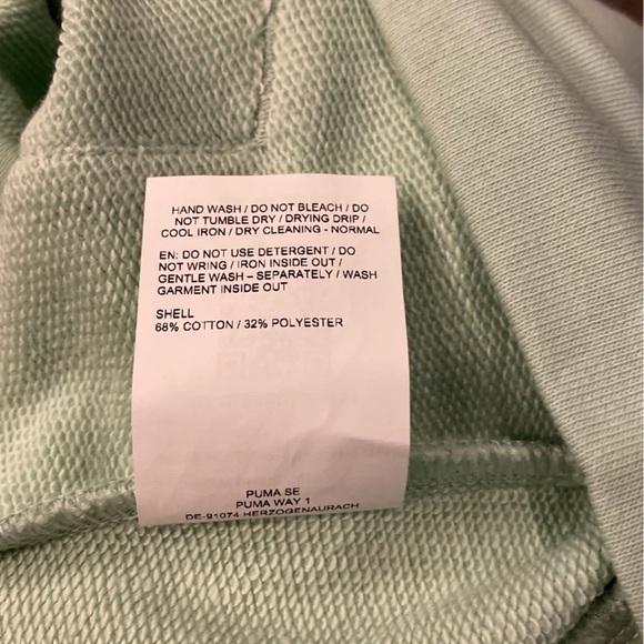 NWT Women’s Puma Zip Up Jacket In Mint Size Small - Picture 11 of 12